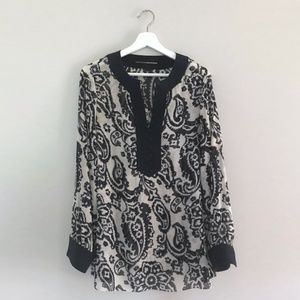 Ellen Tracy Sheer Tunic